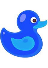 Blue army are quakers's balloon