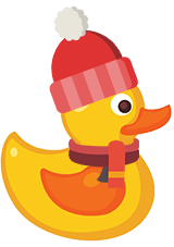 Chloe's Cutie Duck's balloon