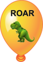 Dinosaur's balloon
