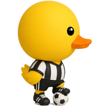 Big Head Football Duck
