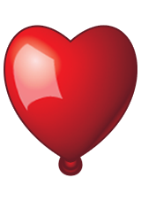Heart Shaped Red